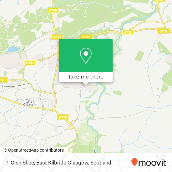 1 Glen Shee, East Kilbride Glasgow map