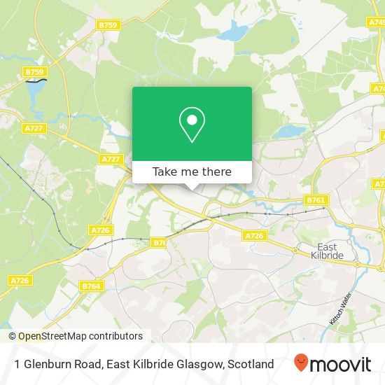 1 Glenburn Road, East Kilbride Glasgow map
