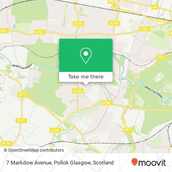 7 Markdow Avenue, Pollok Glasgow map