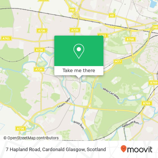 7 Hapland Road, Cardonald Glasgow map