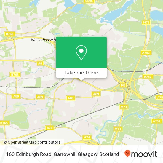 163 Edinburgh Road, Garrowhill Glasgow map