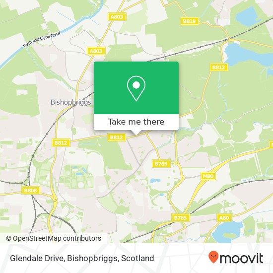 Glendale Drive, Bishopbriggs map