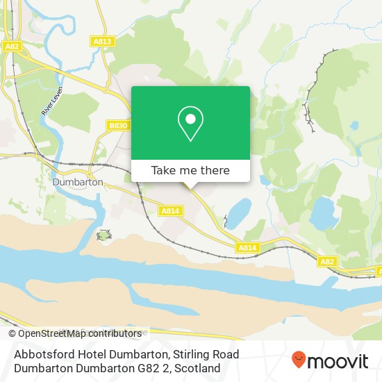 Abbotsford Hotel Dumbarton, Stirling Road Dumbarton Dumbarton G82 2 map