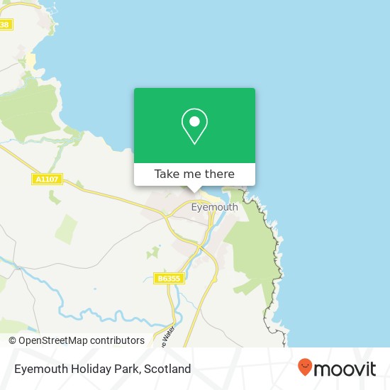 Eyemouth Holiday Park map