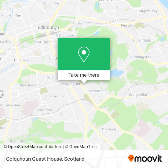 Colquhoun Guest House map