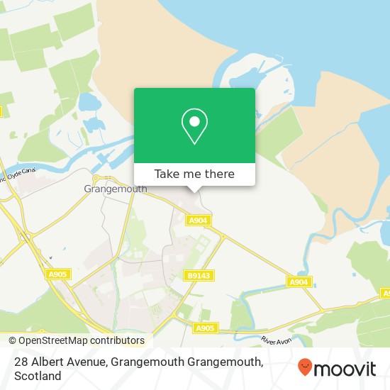 28 Albert Avenue, Grangemouth Grangemouth map
