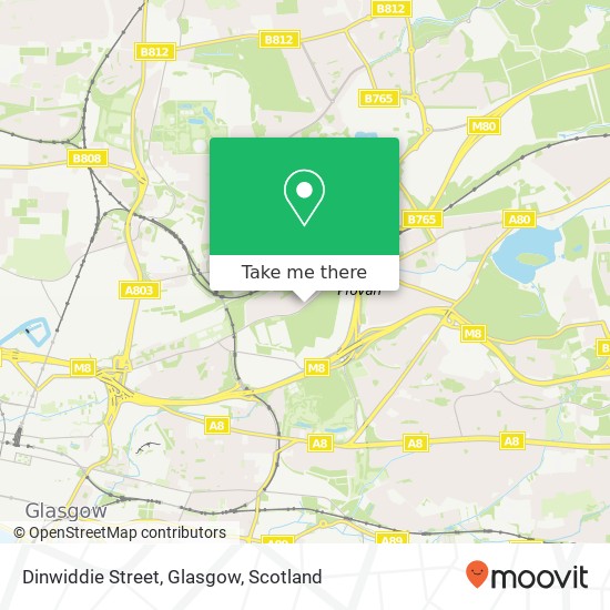 Dinwiddie Street, Glasgow map