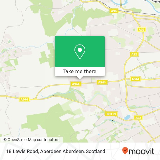 18 Lewis Road, Aberdeen Aberdeen map