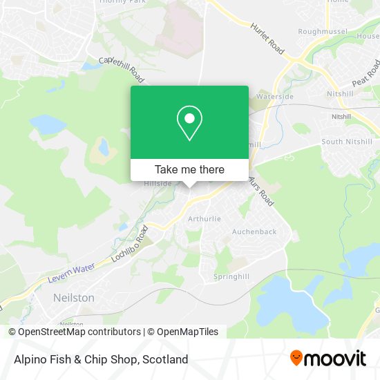 Alpino Fish & Chip Shop map