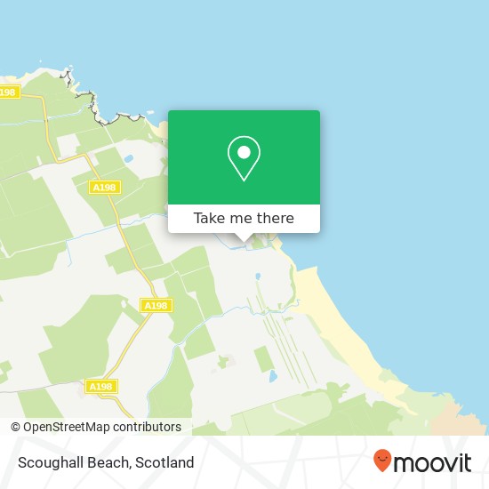Scoughall Beach, Scoughall Canty Bay North Berwick EH42 1 map