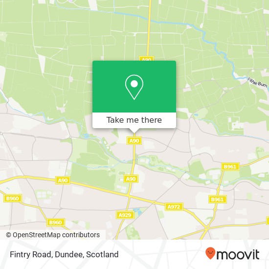 Fintry Road, Dundee map