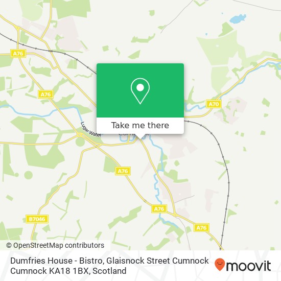 Dumfries House - Bistro, Glaisnock Street Cumnock Cumnock KA18 1BX map