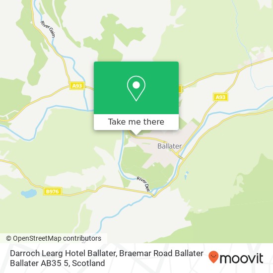 Darroch Learg Hotel Ballater, Braemar Road Ballater Ballater AB35 5 map