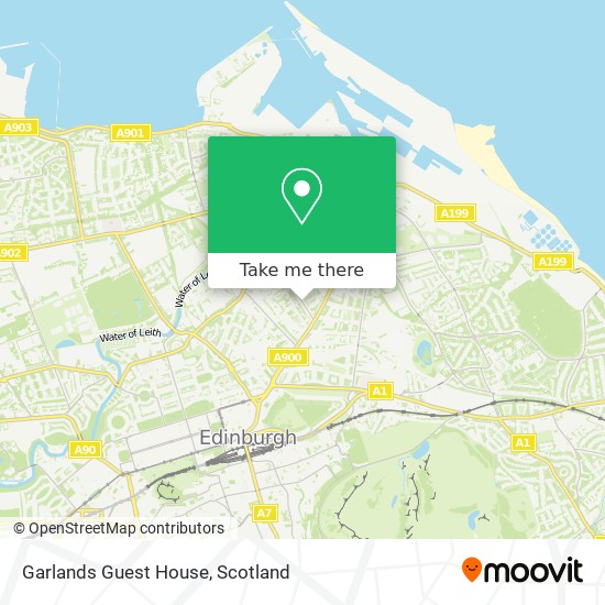 Garlands Guest House map