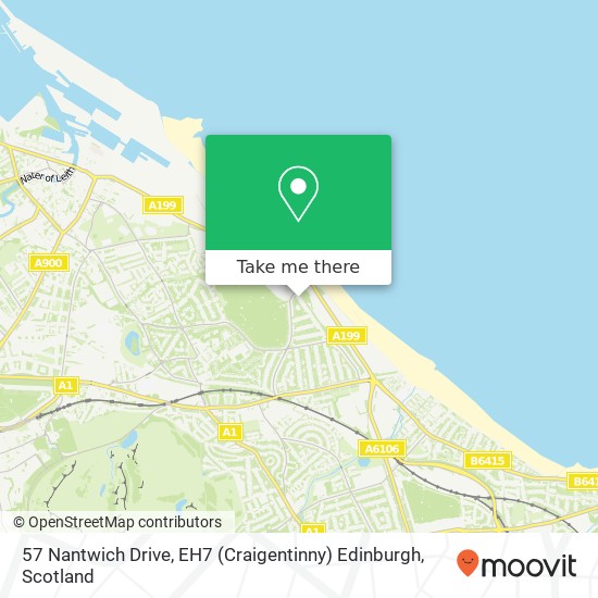 57 Nantwich Drive, EH7 (Craigentinny) Edinburgh map