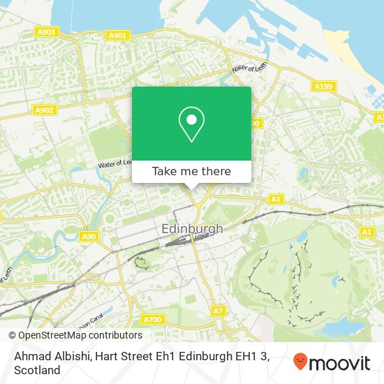 Ahmad Albishi, Hart Street Eh1 Edinburgh EH1 3 map
