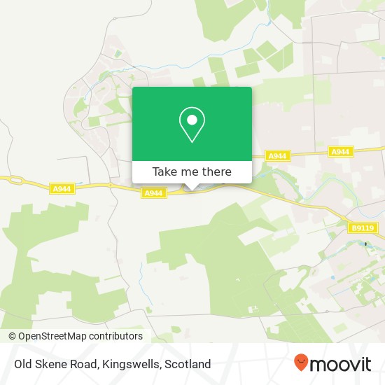 Old Skene Road, Kingswells map