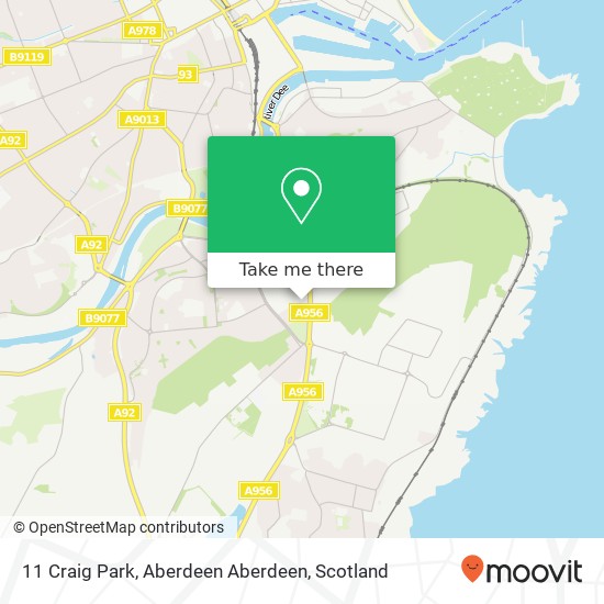 11 Craig Park, Aberdeen Aberdeen map