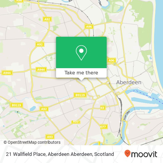 21 Wallfield Place, Aberdeen Aberdeen map