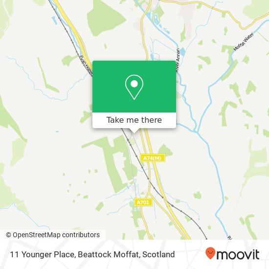11 Younger Place, Beattock Moffat map