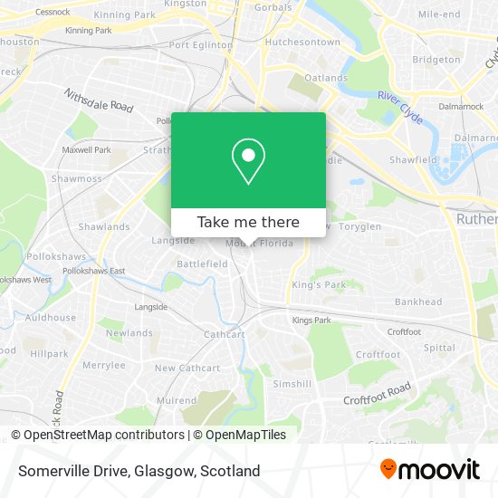 Somerville Drive, Glasgow map
