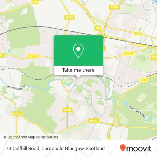 73 Calfhill Road, Cardonald Glasgow map