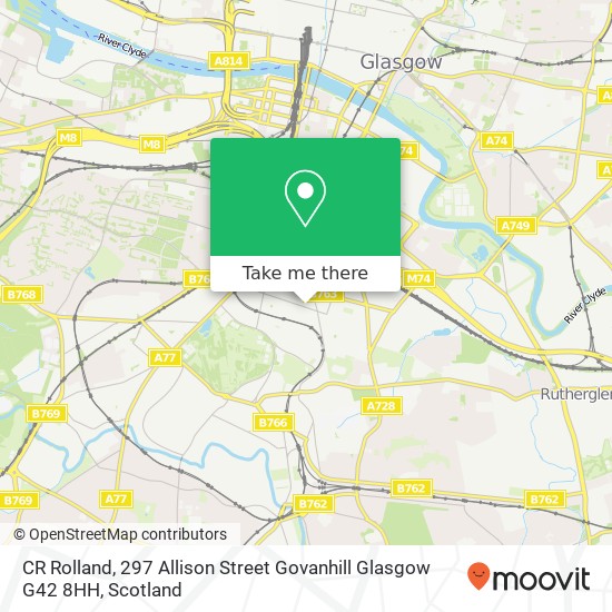 CR Rolland, 297 Allison Street Govanhill Glasgow G42 8HH map