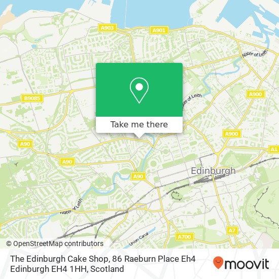 The Edinburgh Cake Shop, 86 Raeburn Place Eh4 Edinburgh EH4 1HH map