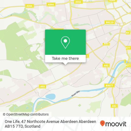 One Life, 47 Northcote Avenue Aberdeen Aberdeen AB15 7TD map