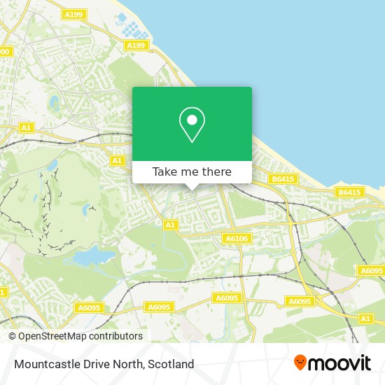 Mountcastle Drive North map