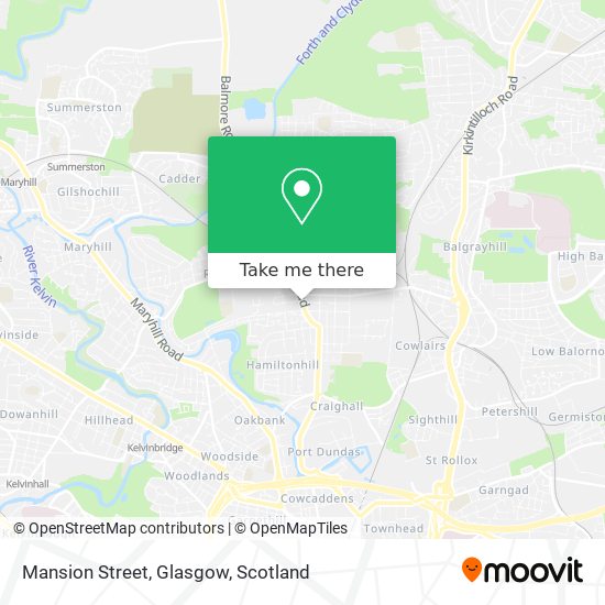 Mansion Street, Glasgow map