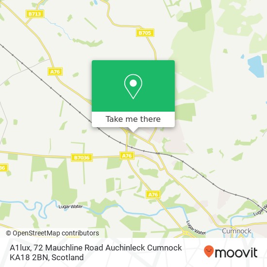 A1lux, 72 Mauchline Road Auchinleck Cumnock KA18 2BN map