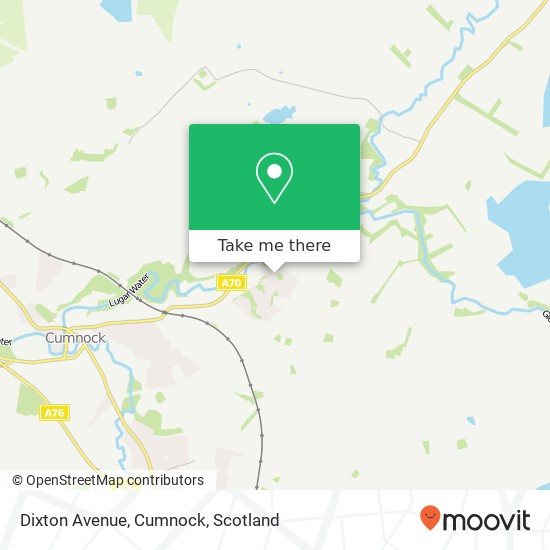 Dixton Avenue, Cumnock map