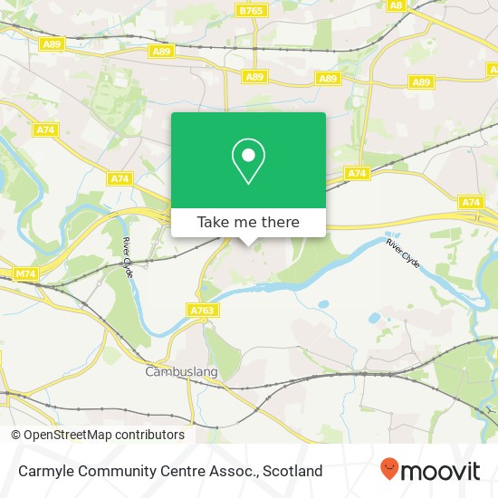 Carmyle Community Centre Assoc. map