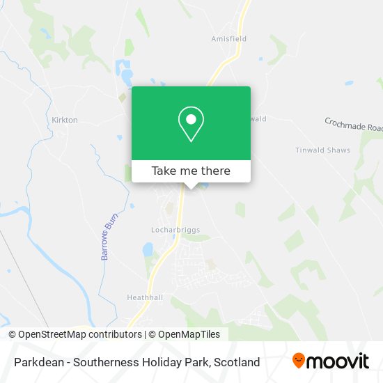 Parkdean - Southerness Holiday Park map
