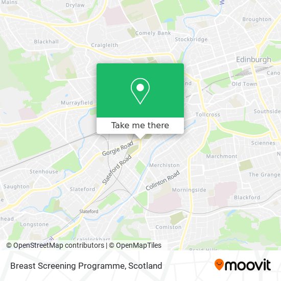 Breast Screening Programme map