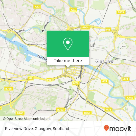 Riverview Drive, Glasgow map