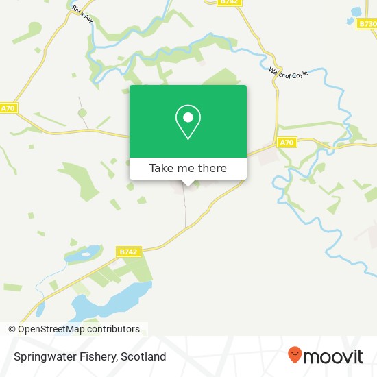 Springwater Fishery map