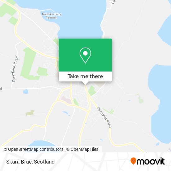 Skara Brae map