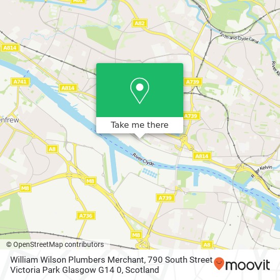 William Wilson Plumbers Merchant, 790 South Street Victoria Park Glasgow G14 0 map