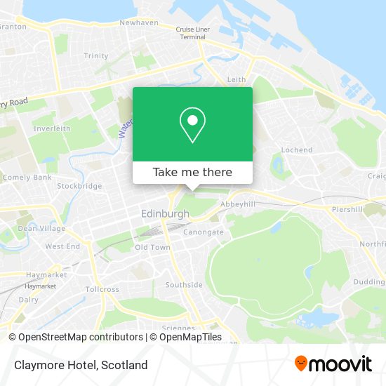 Claymore Hotel map