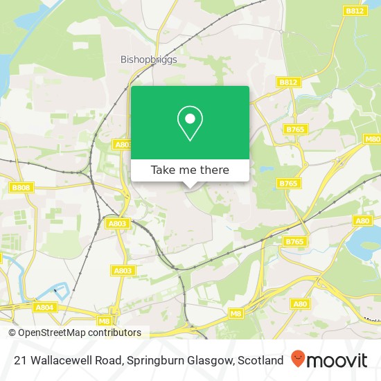 21 Wallacewell Road, Springburn Glasgow map