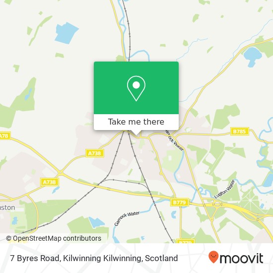 7 Byres Road, Kilwinning Kilwinning map