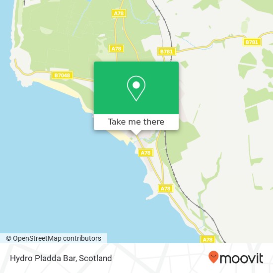 Hydro Pladda Bar map