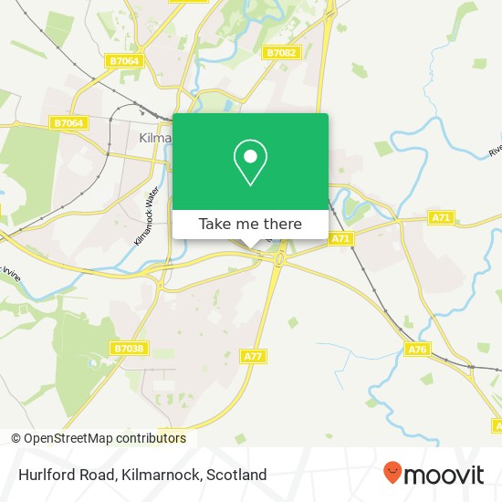 Hurlford Road, Kilmarnock map