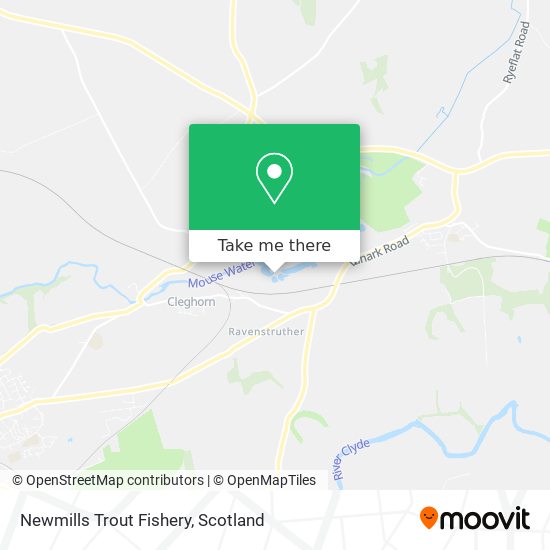 Newmills Trout Fishery map