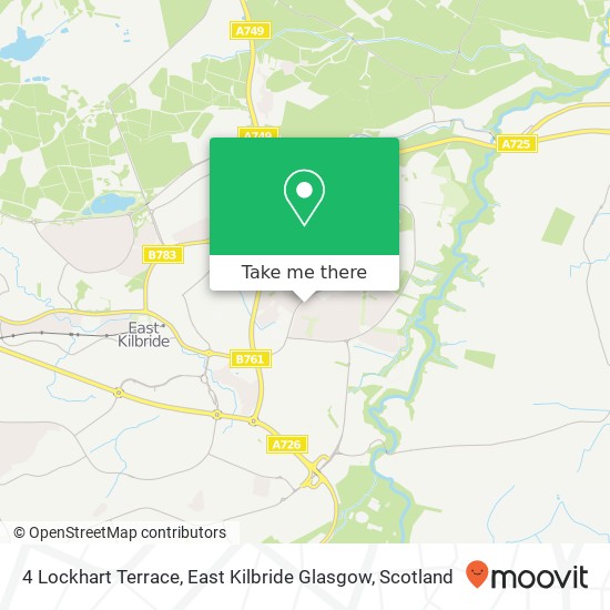 4 Lockhart Terrace, East Kilbride Glasgow map