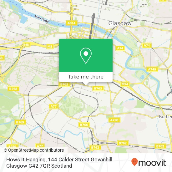 Hows It Hanging, 144 Calder Street Govanhill Glasgow G42 7QP map