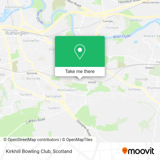 Kirkhill Bowling Club map