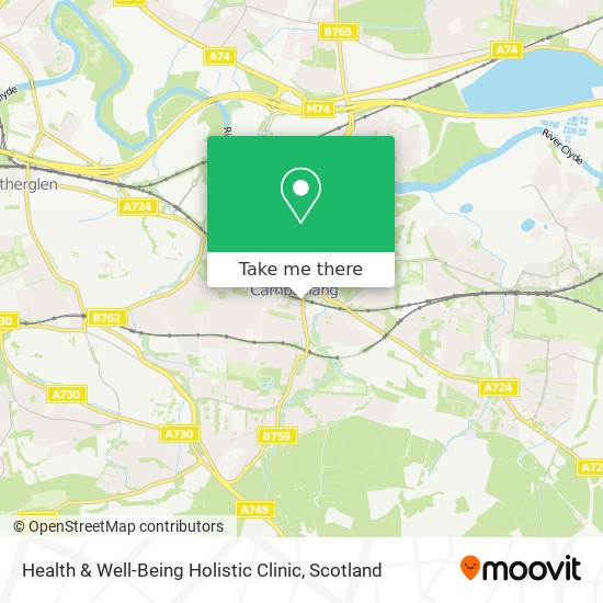 Health & Well-Being Holistic Clinic map